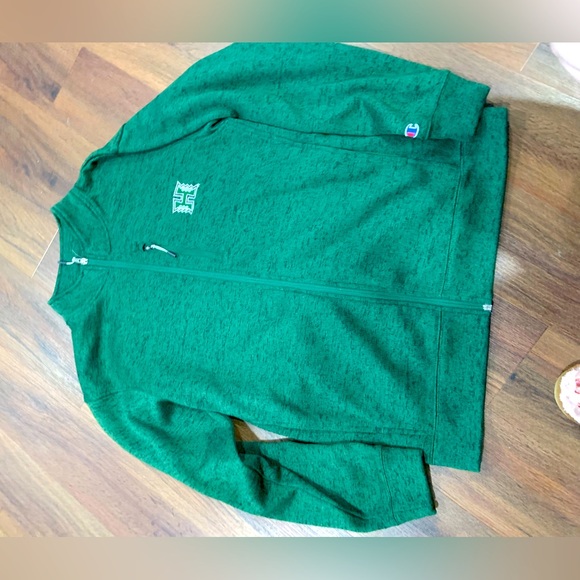 Champion Other - Hawaii rainbow warriors green tri zip men’s M casual sports classic active fall